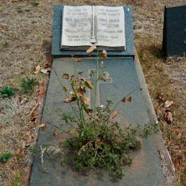 THISTLETON Hugh McLester -1958 &amp; Anna Maria -1958