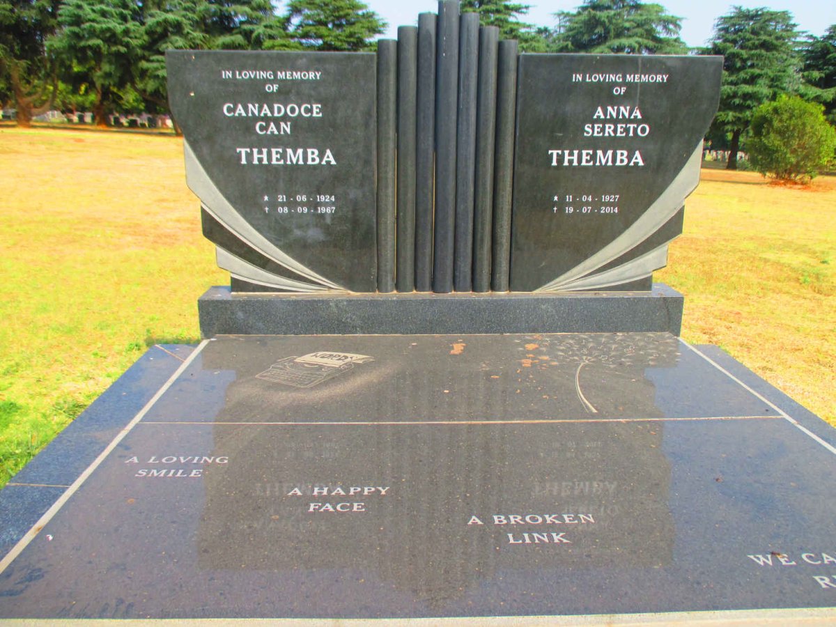 THEMBA Candoce Can 1924-1967 &amp; Anna Sereto 1927-2014