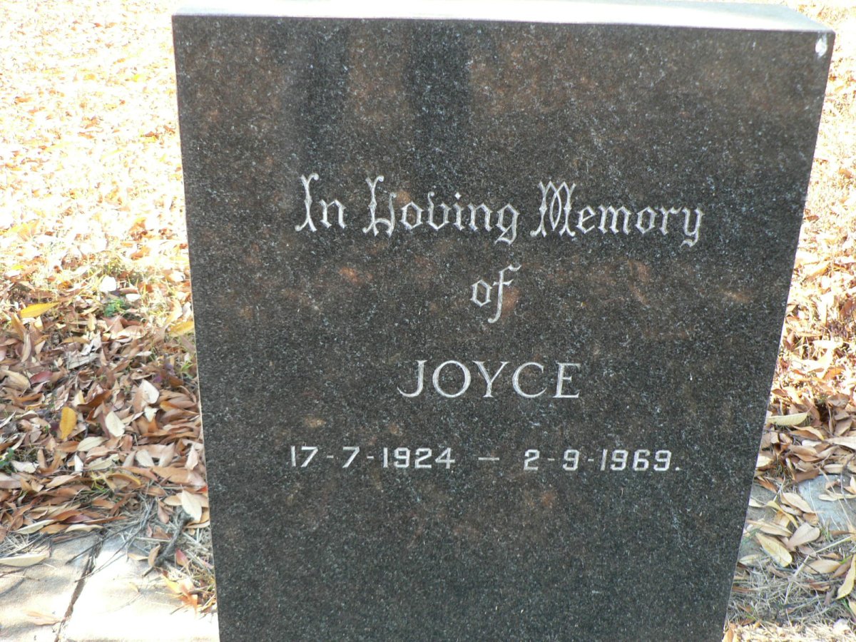 THEUNISSEN Joyce 1924-1969