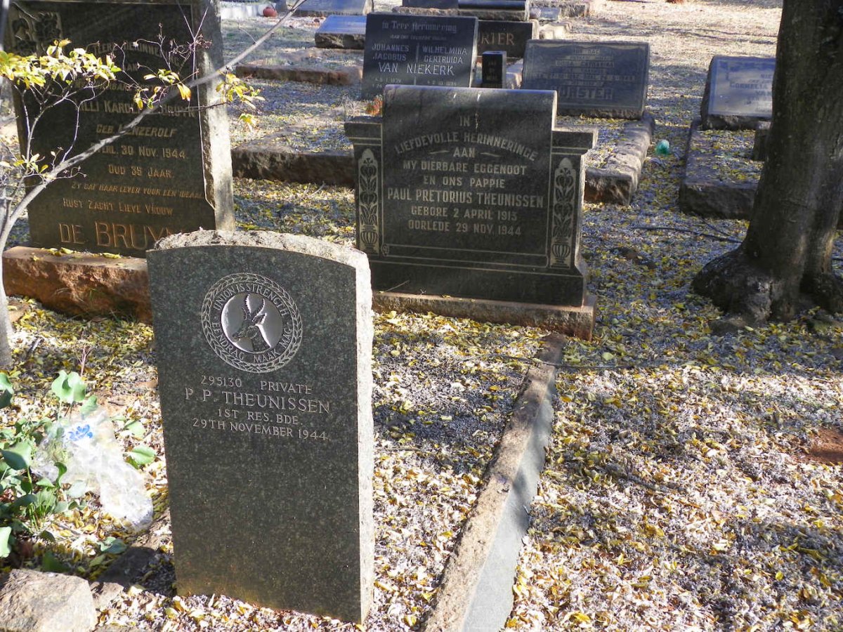 THEUNISSEN Paul Pretorius -1944