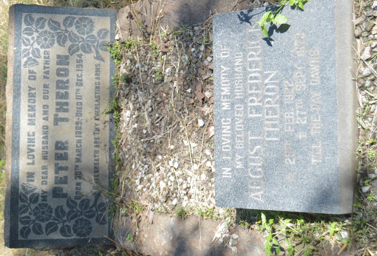 THERON Peter 1889-1954 :: THERON August Frederick 1922-1973