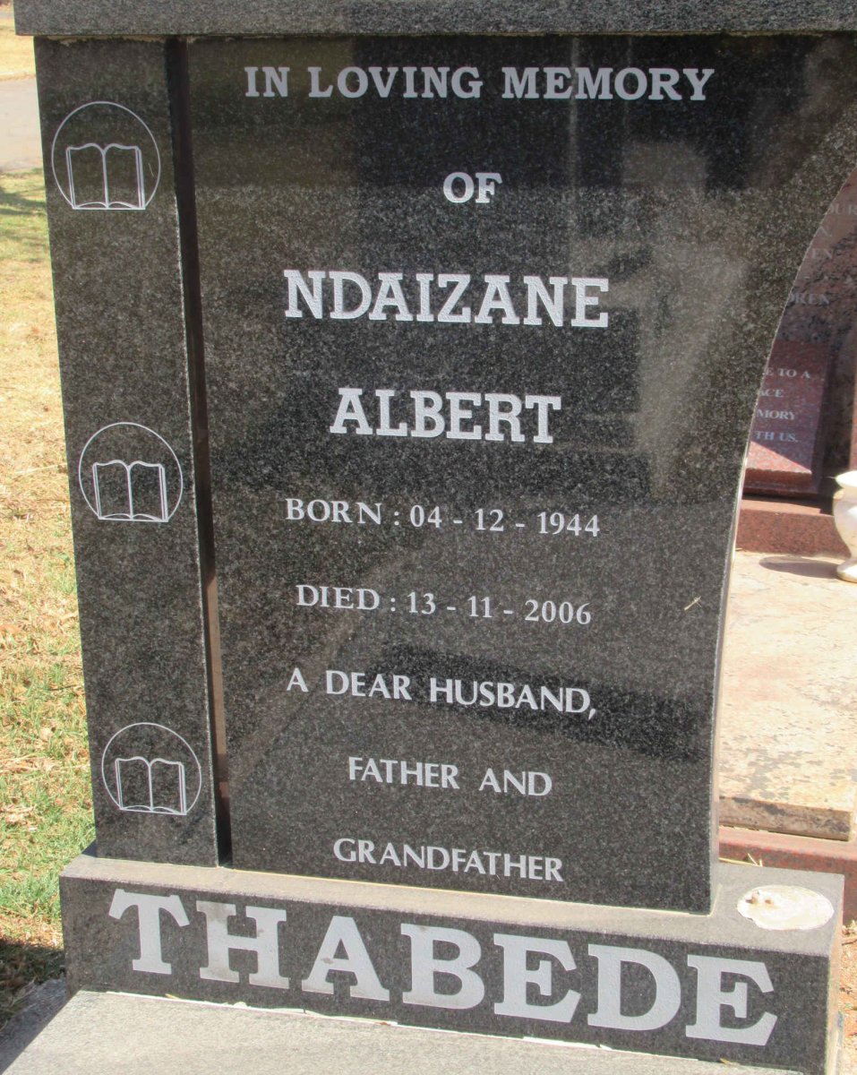 THABEDE Ndaizane Albert 1944-2006