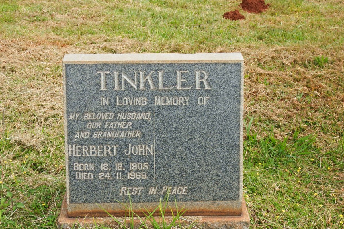 TINKLER Herbert John 1905-1969