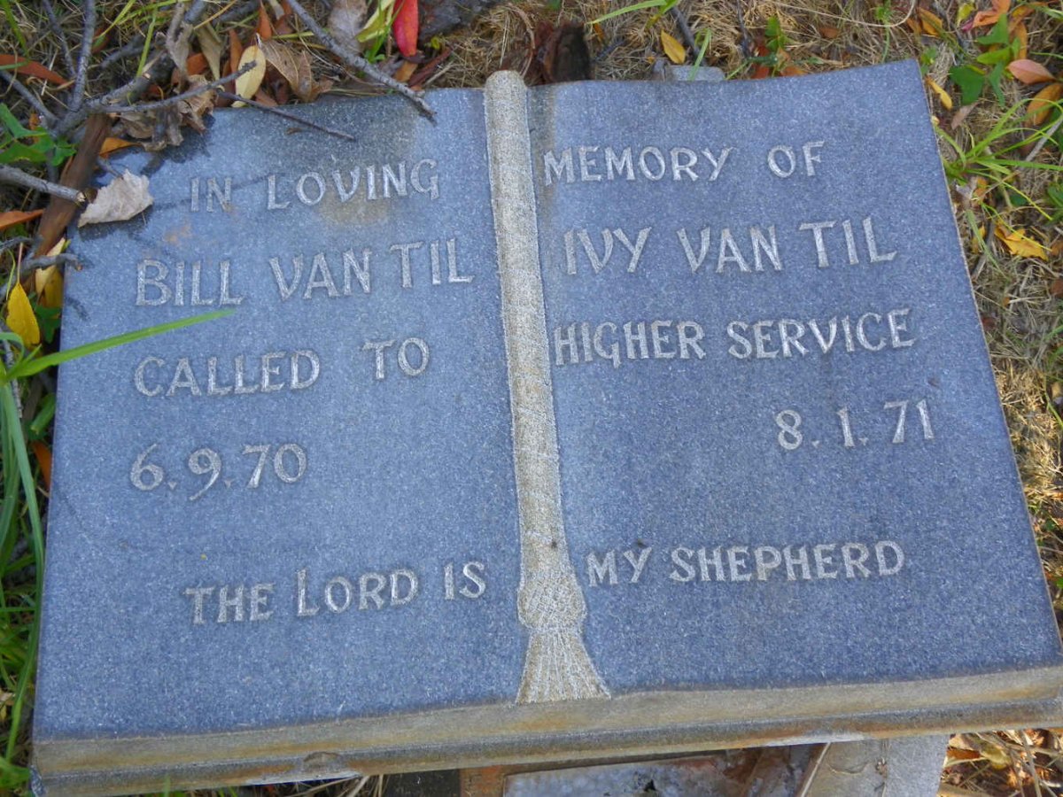 TIL Bill, van -1970 &amp; Ivy -1971