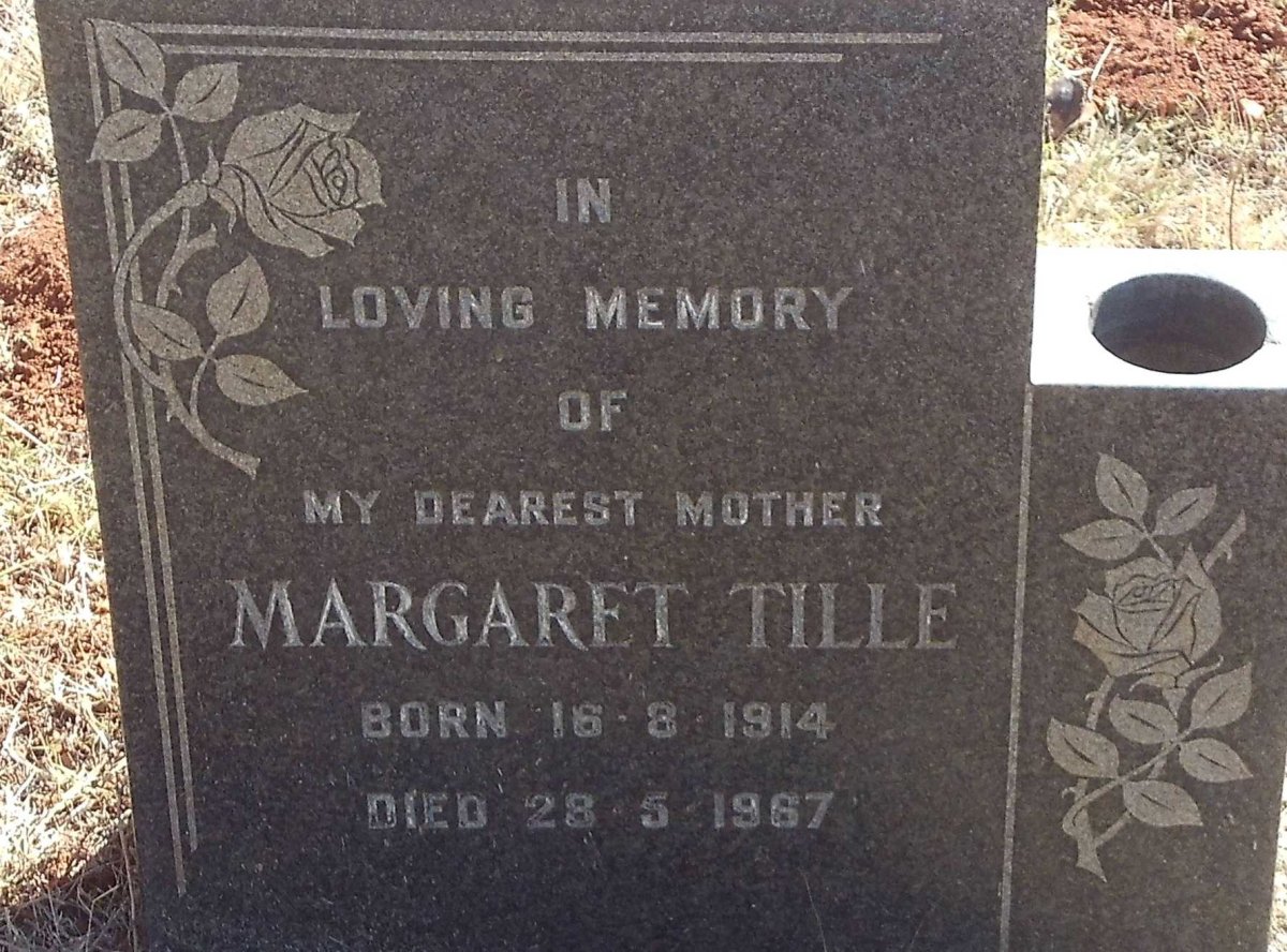 TILLE Margaret 1914-1967