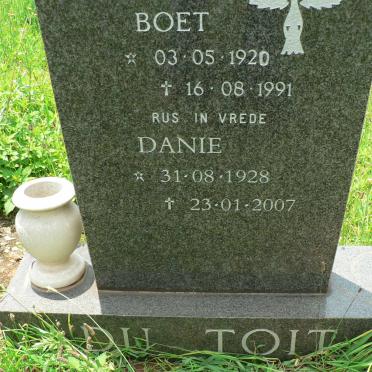 TOIT Boet, du 1920-1991 :: DU TOIT Danie 1928-2007