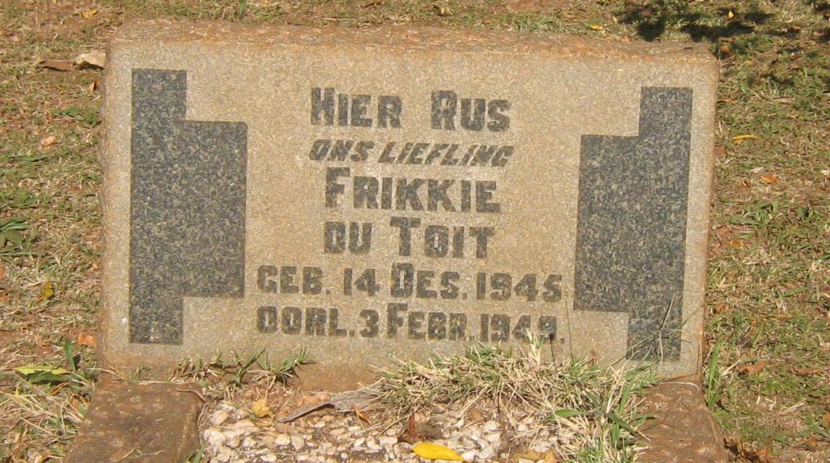 TOIT Frikkie, du 1945-1949