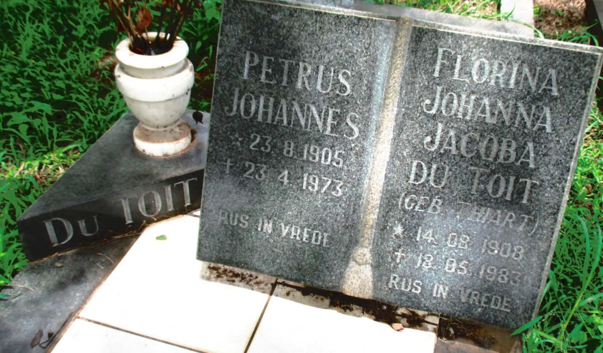 TOIT Petrus Johannes, du 1905-1973 &amp; Florina Johanna Jacoba THIART 1908-1983