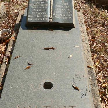 TOIT Charles Francois, du 1892-1964 &amp; Susanna Johanna 1897-1976