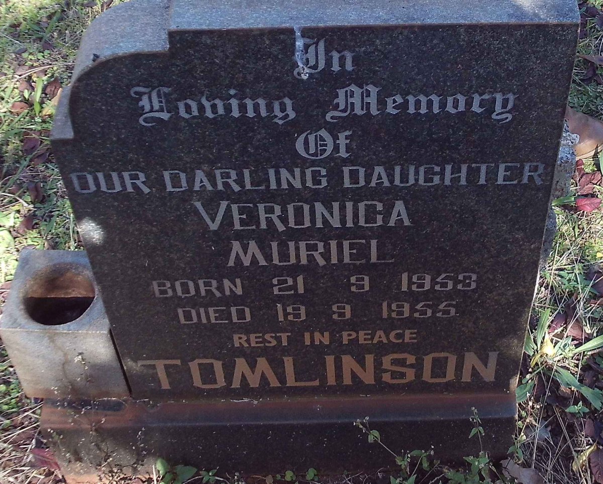 TOMLINSON Veronica Muriel 1953-1955