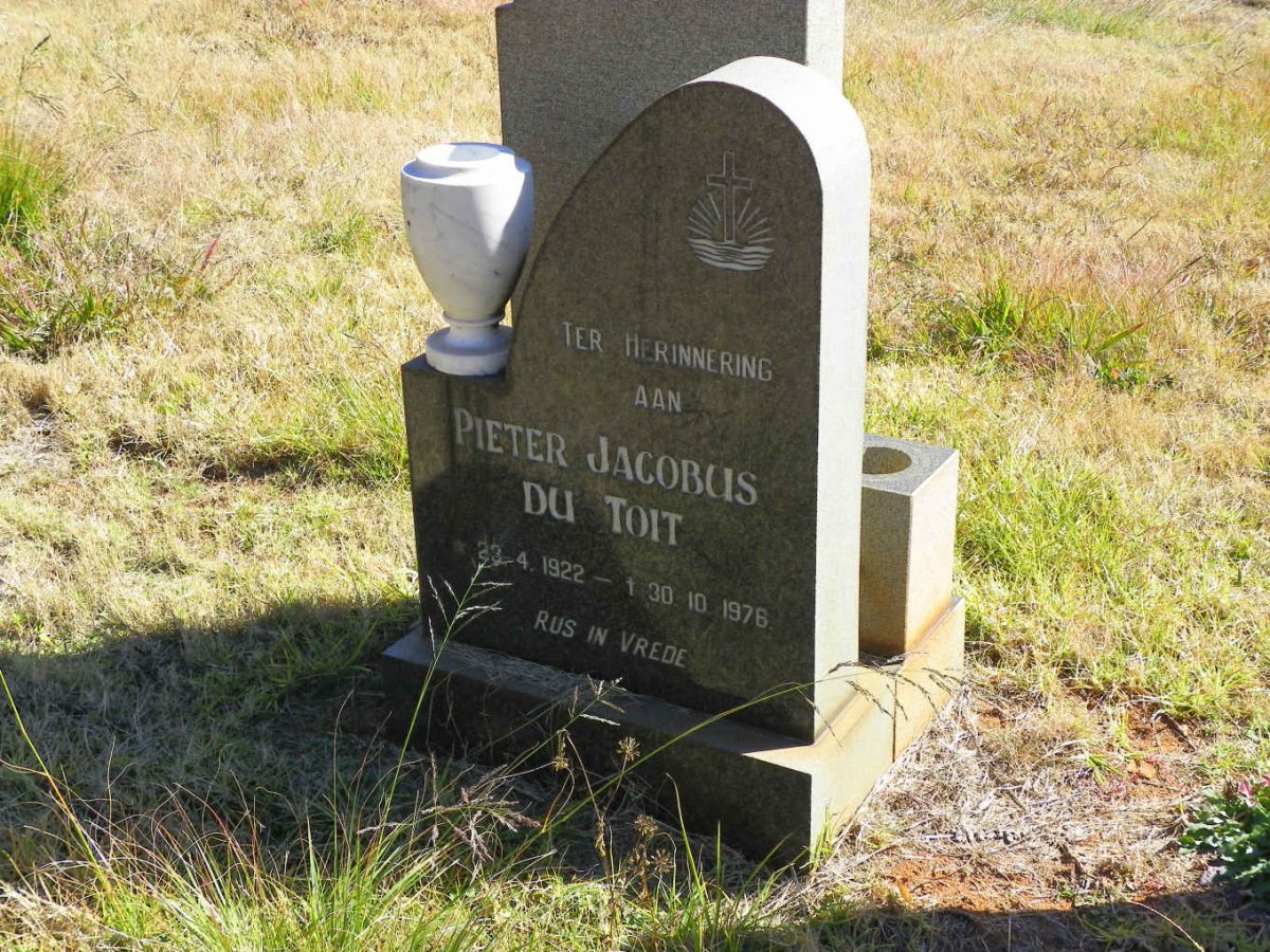 TOIT Pieter Jacobus, du 1922-1976