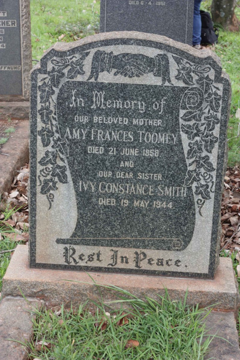 TOOMEY Amy Frances -1958 :: SMITH Ivy Constance -1944