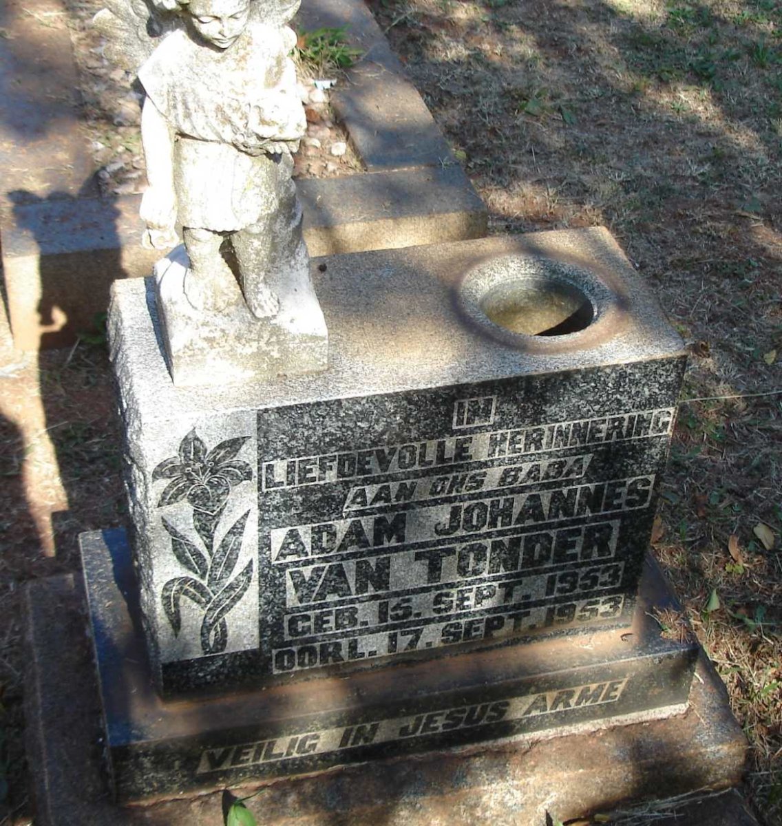 TONDER Adam Johannes, van 1953-1953
