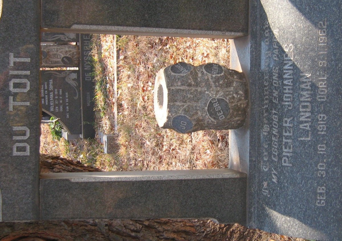 TOIT Pieter Johannes Landman, du 1919-1962