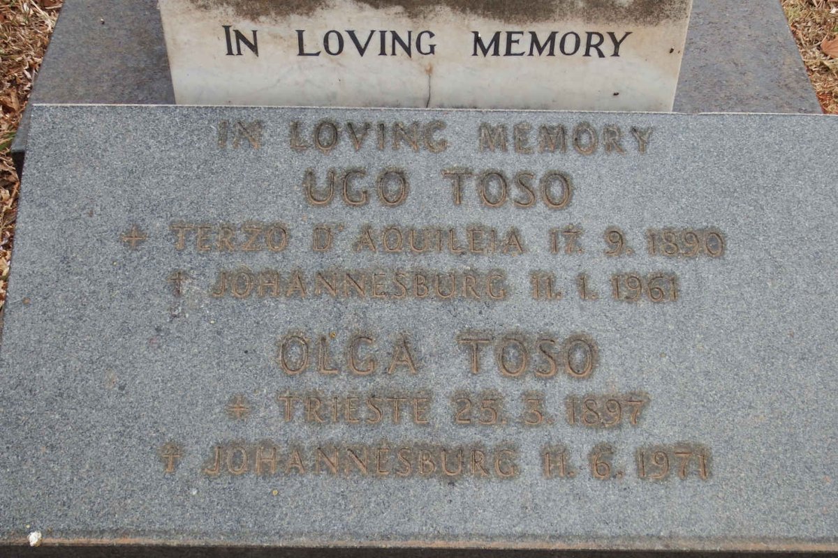 TOSO Ugo  1890-1961 &amp; Olga 1897-1971