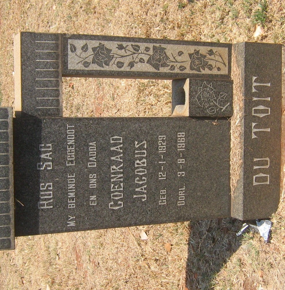 TOIT Coenraad Jacobus, du 1929-1968