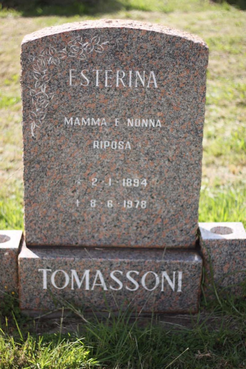 TOMASSONI Esterina 1894-1978