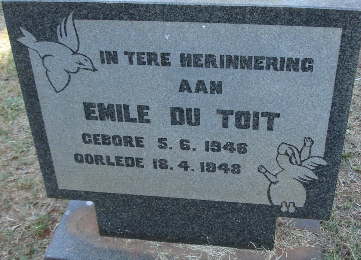 TOIT Emile, du 1946-1948