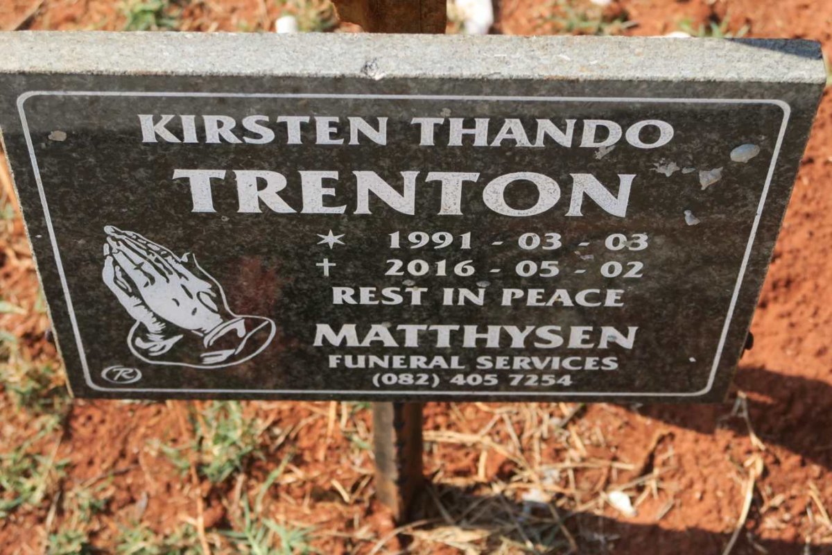 TRENTON Kirsten Thando 1991-2016