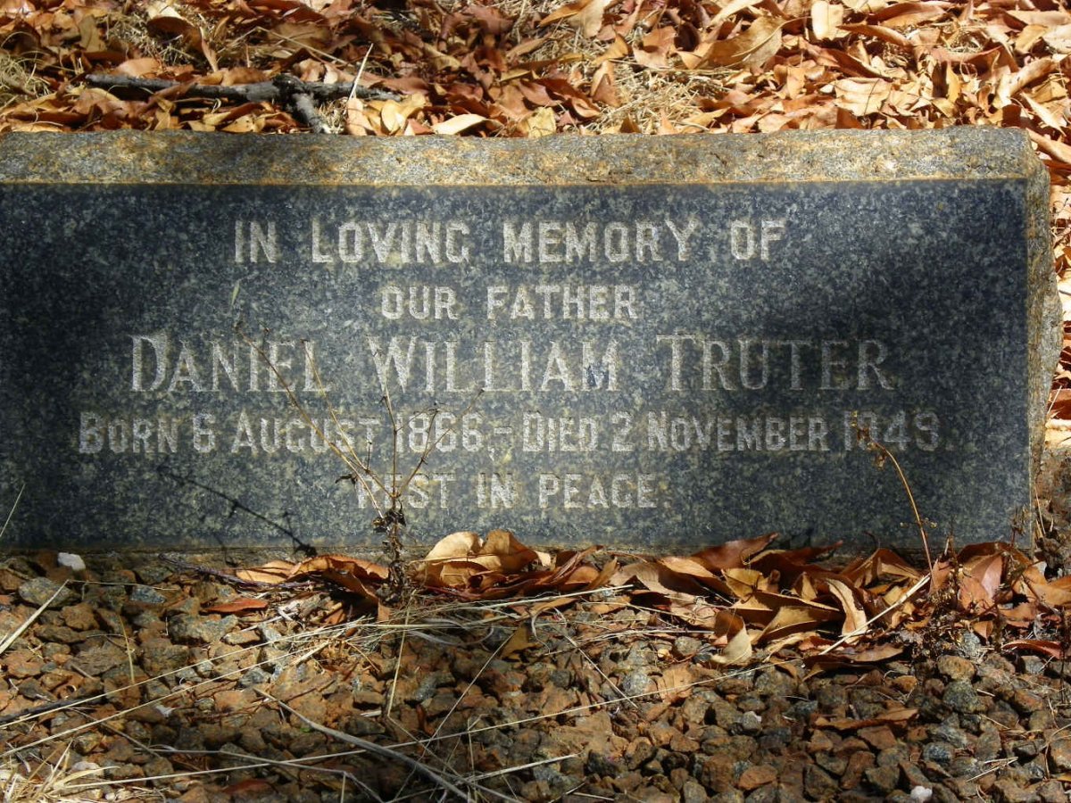TRUTER Daniel William 1866-1949
