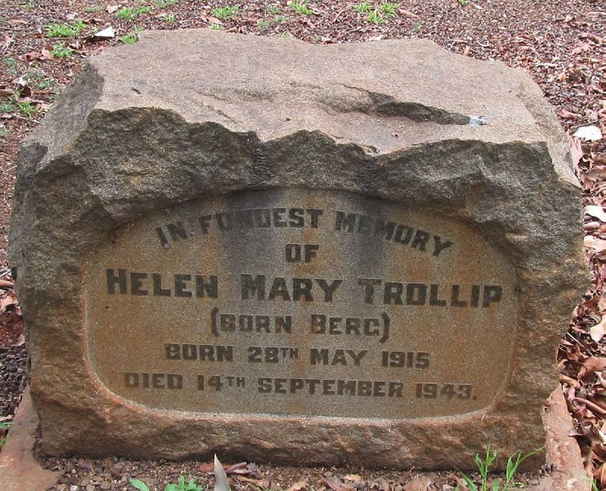 TROLLIP Helen Mary nee BERG 1915-1943