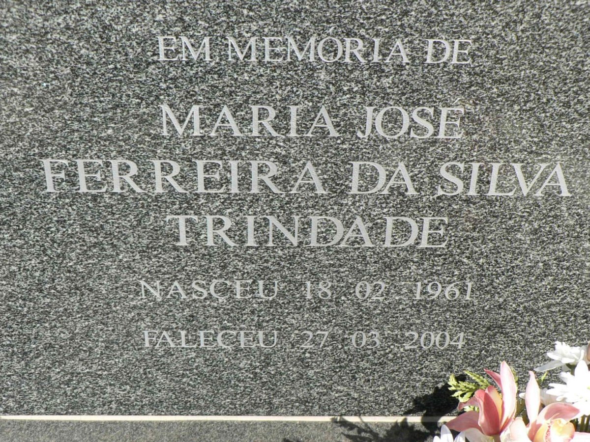 TRINDADE Maria Jose Ferreira Da Silva 1961-2004