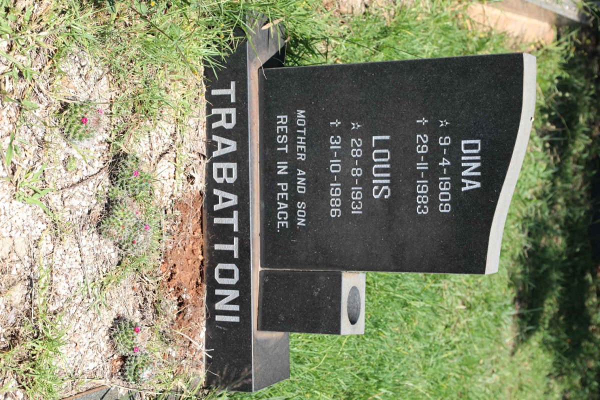 TRABATTONI Dina 1909-1983 :: TRABATTONI Louis 1931-1986