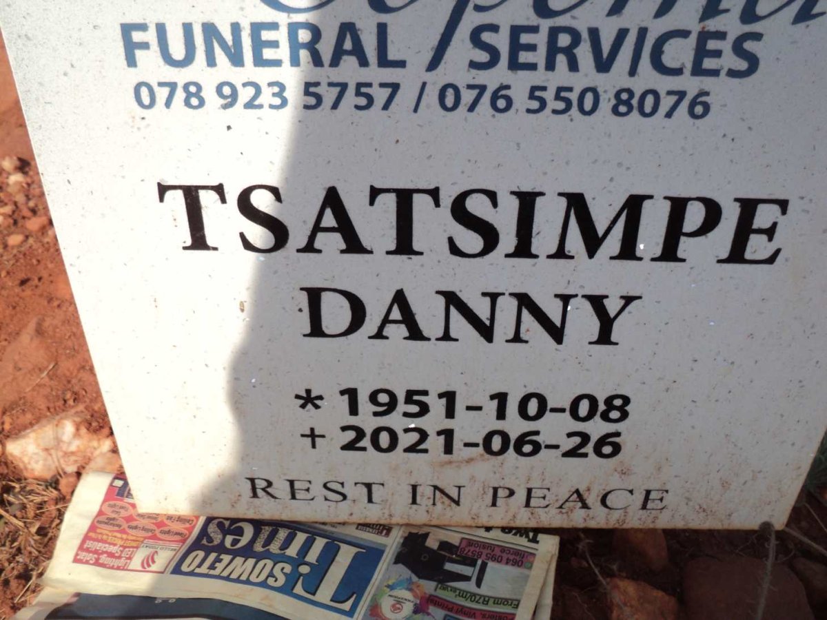 TSATSIMPE Danny 1951-2021