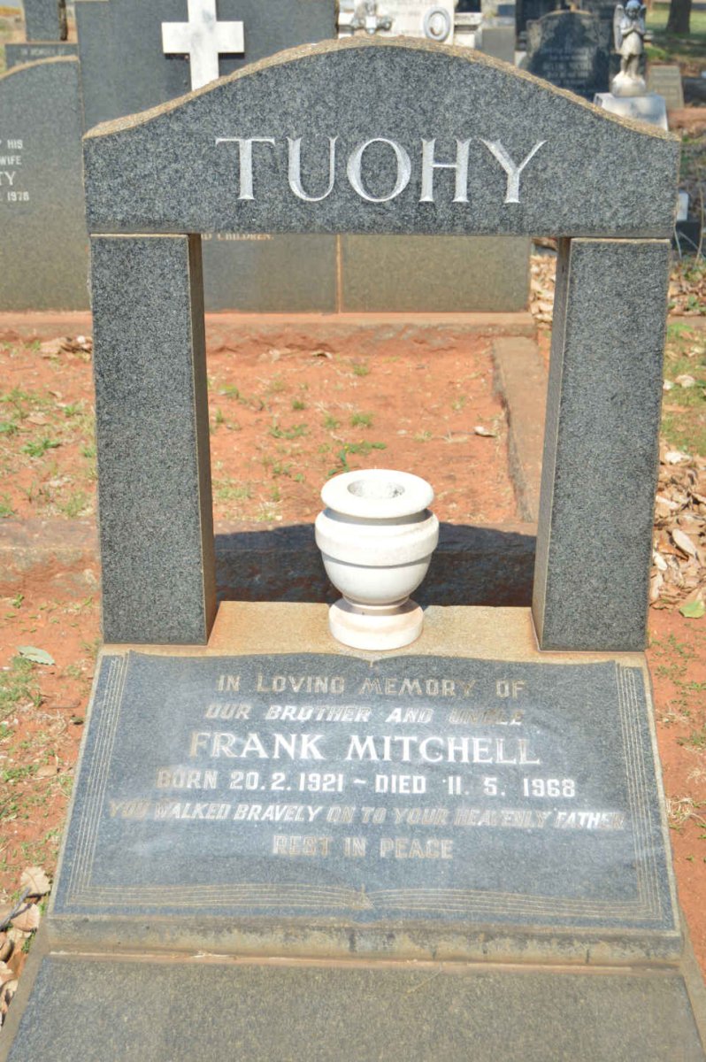 TUOHY Frank Mitchell 1921-1968