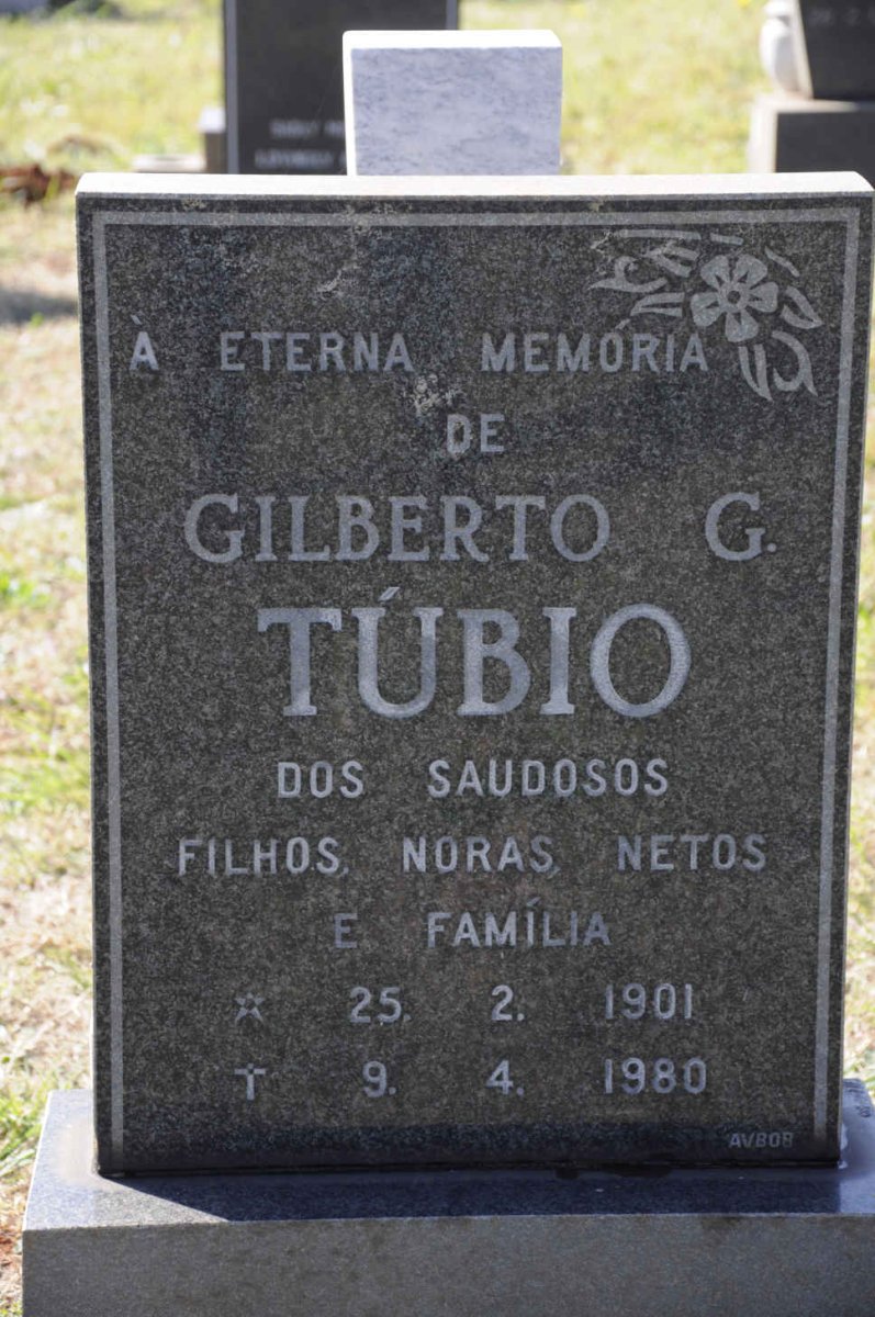 TUBIO Gilberto G. 1901-1980