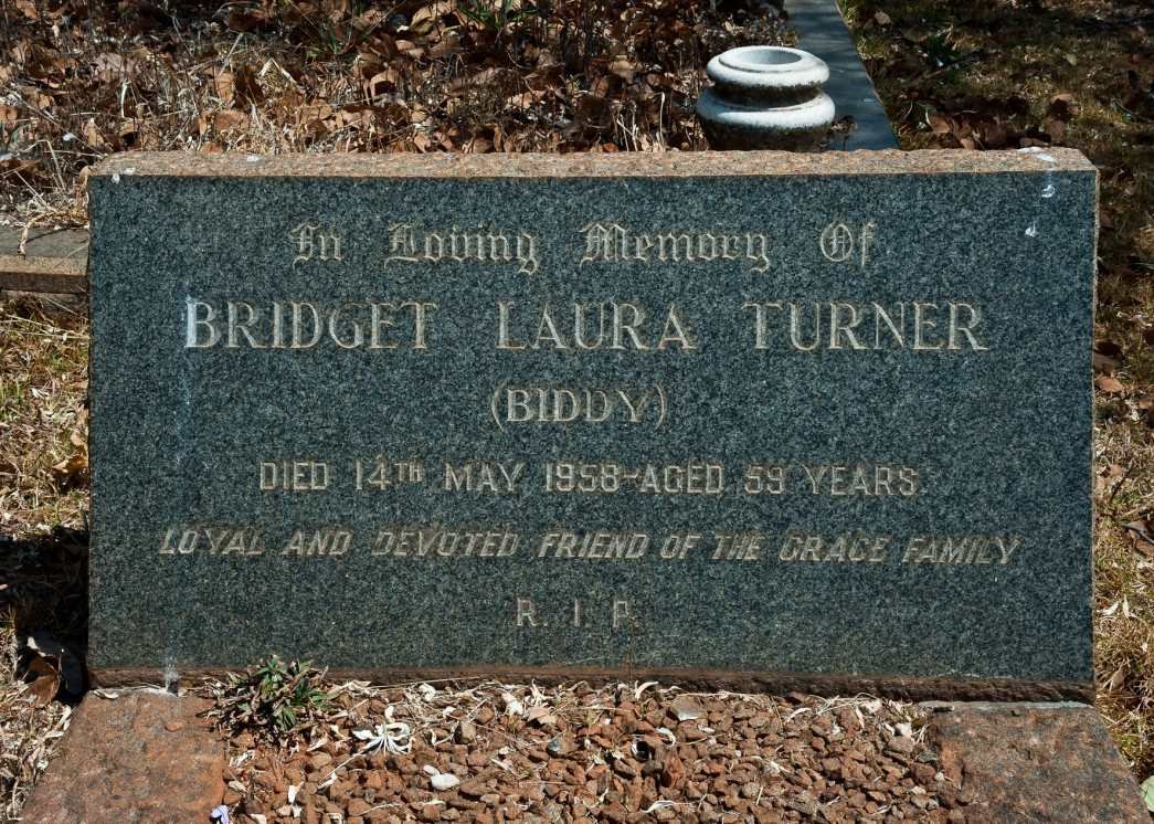 TURNER Bridget Laura -1958