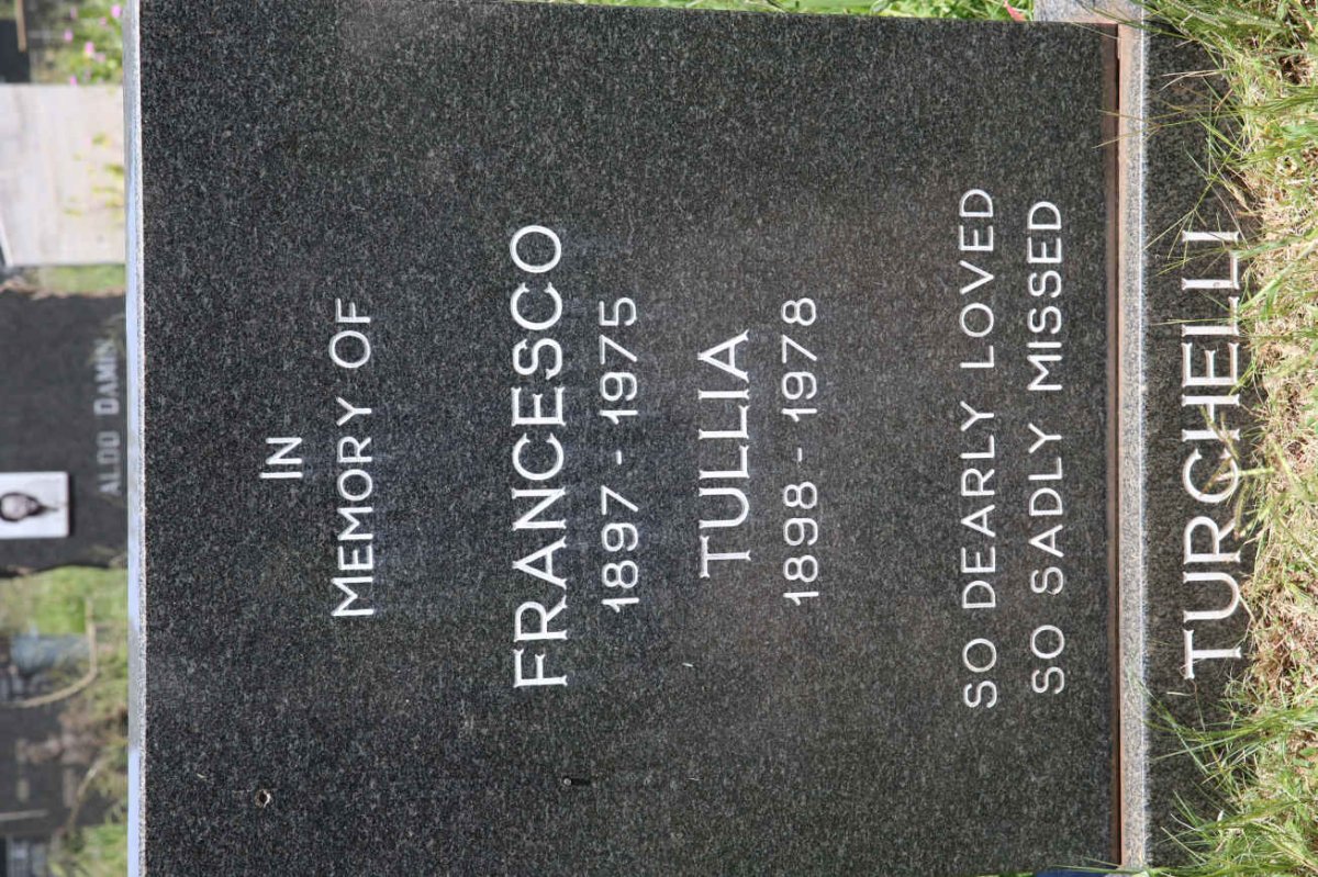 TURCHELLI Francesco 1897-1975 &amp; Tullia 1898-1978