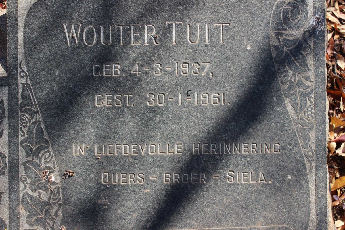 TUIT Wouter 1937-1961