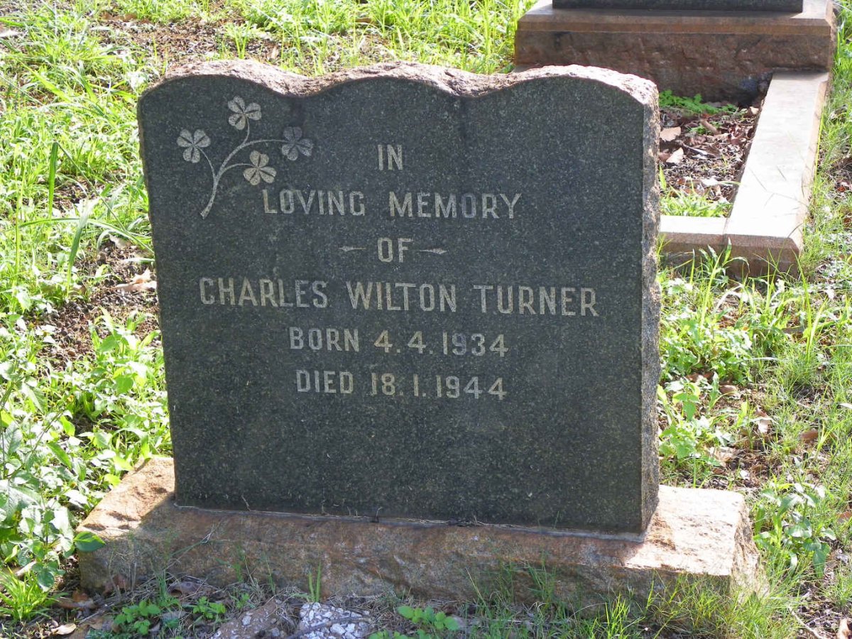 TURNER Charles Wilton 1934-1944