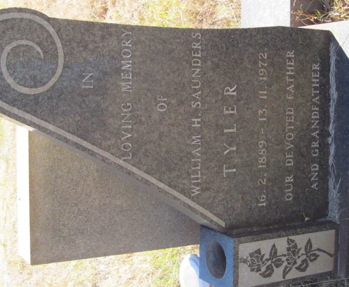TYLER William H. Saunders 1889-1972