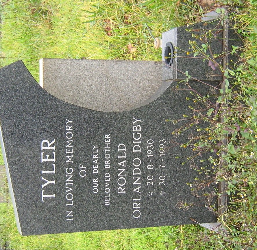 TYLER Ronald Orlando Digby 1930-1993