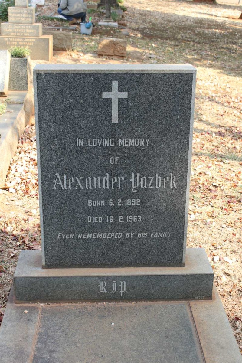 YAZBEK Alexander 1892-1963