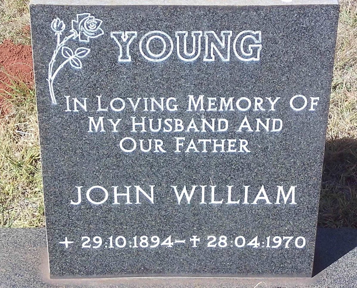 YOUNG John William 1894-1970