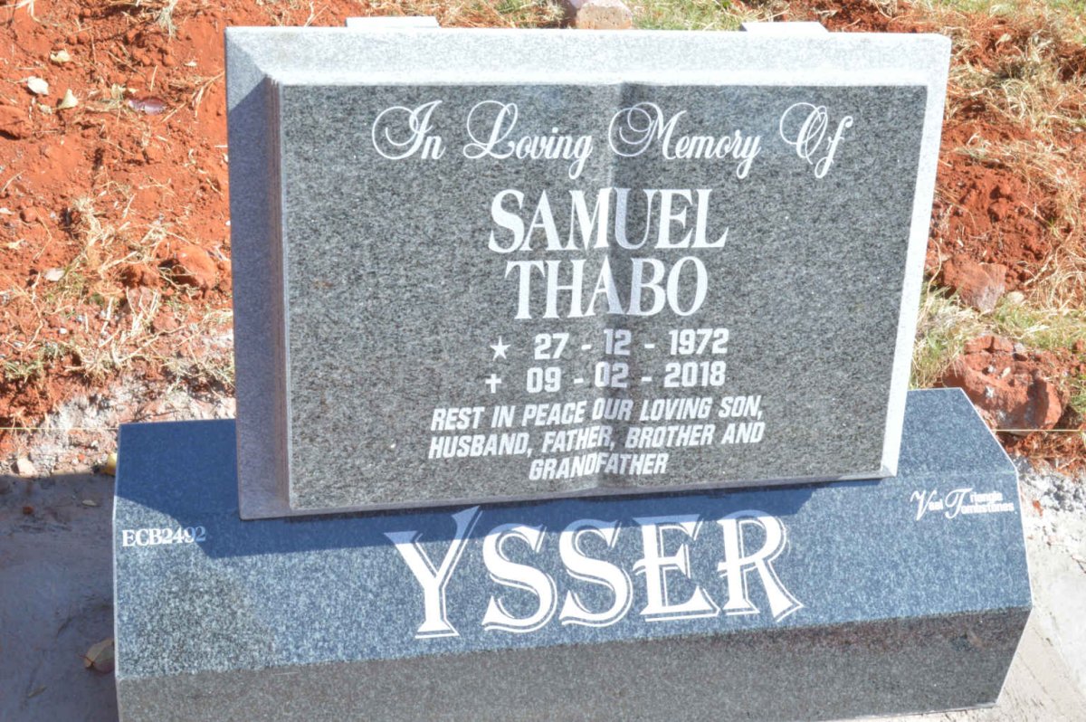 YSSER Samuel Thabo 1972-2018