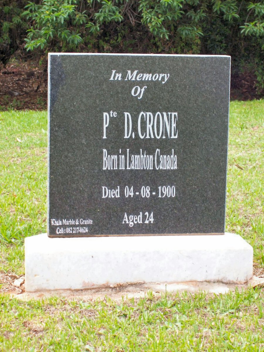 CRONE D. -1900