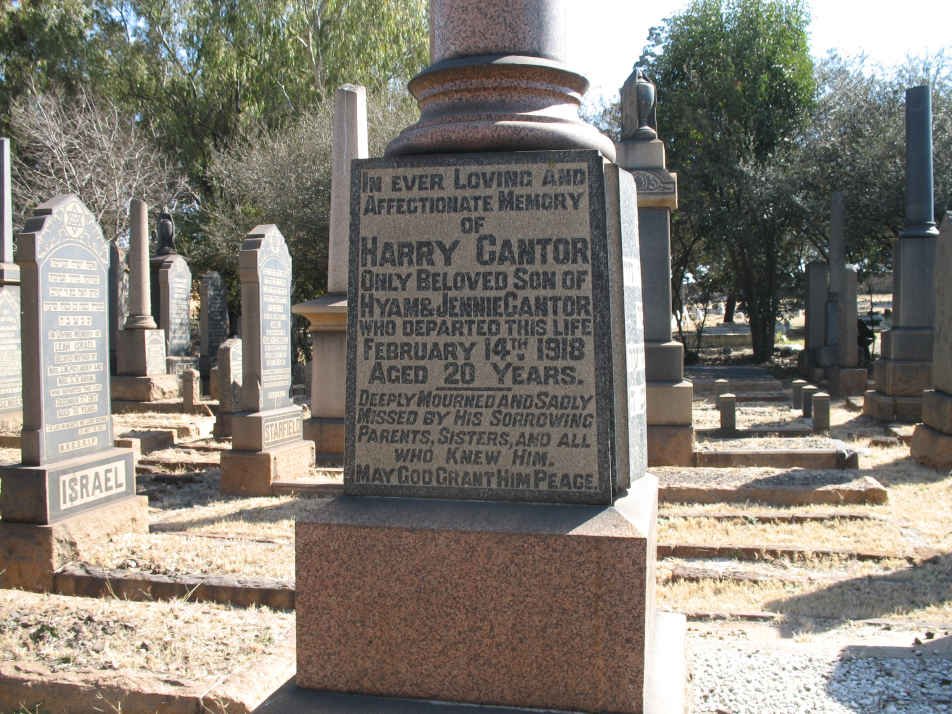 CANTOR Harry -1918