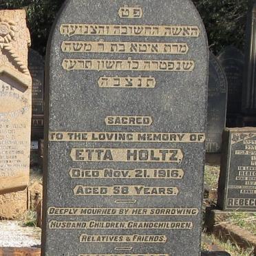 HOLTZ Etta -1916