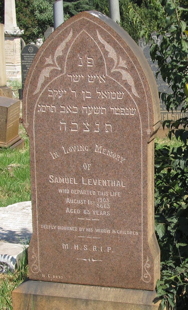 LEVENTHAL Samuel -1903