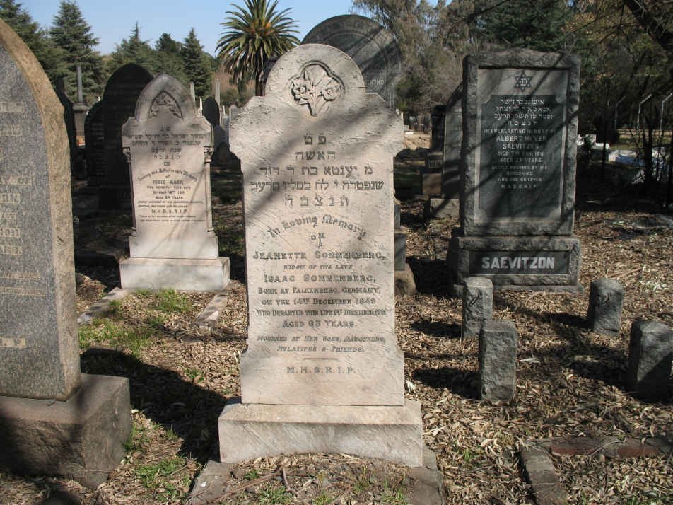 SONNENBERG Jeanette 1849-1911