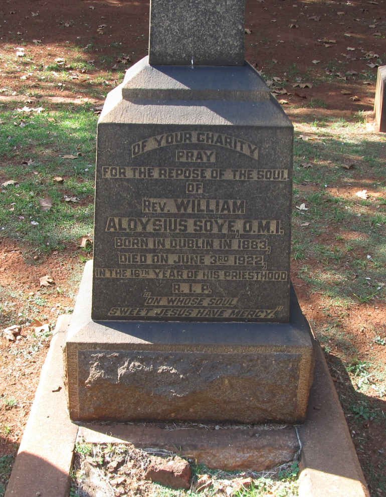 SOYE William Aloysius 1883-1922