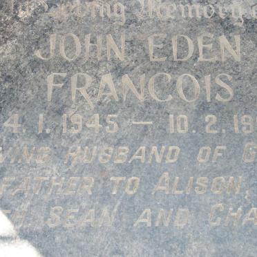 ? John Eden Francois 1945-1983