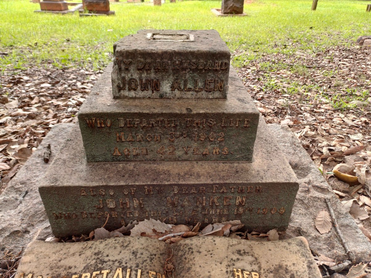 ALLEN John -1902 & Margeret -1925 :: MANKEN John 1909_2