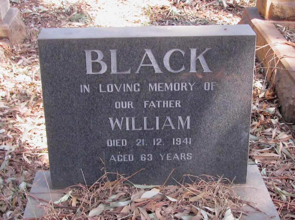 BLACK William -1941