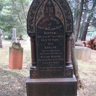 BEETON William Best -1895 :: BEETON Evelyn -1905
