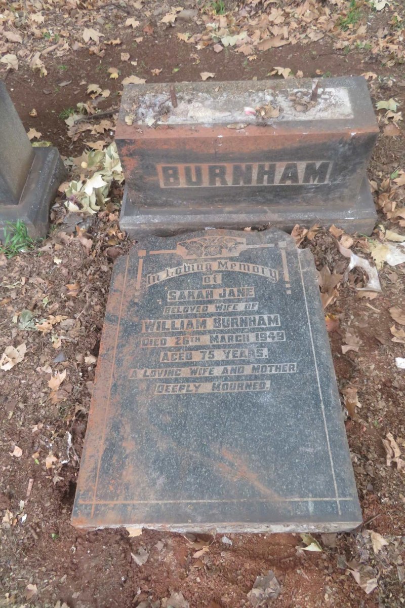 BURNHAM Sarah Jane -1949 :: BURNHAM Enid Mabel -1941_2